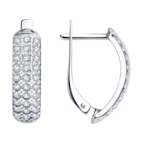 Серьги из серебра SOKOLOV 94020058