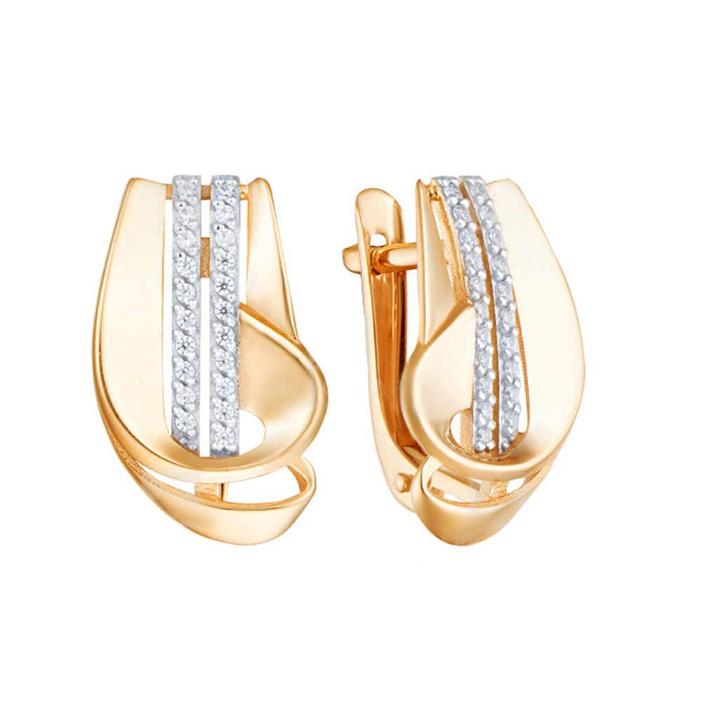 Серьги из золота АЛЕКСАНДРА кл4010а-01