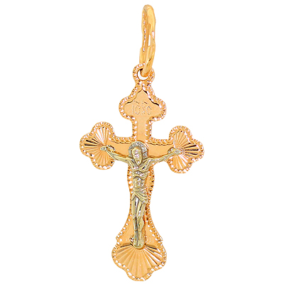 Подвеска крест из золота KARATOV Т13086391