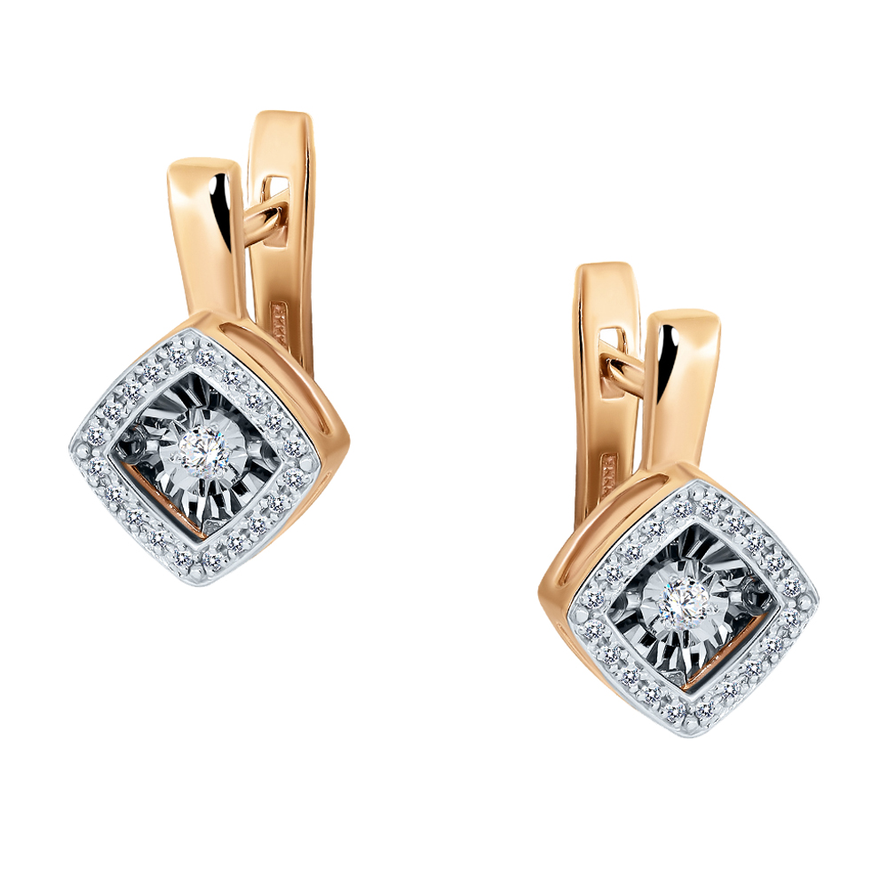 Серьги с бриллиантом grigoriev 02-11-5499-31-00