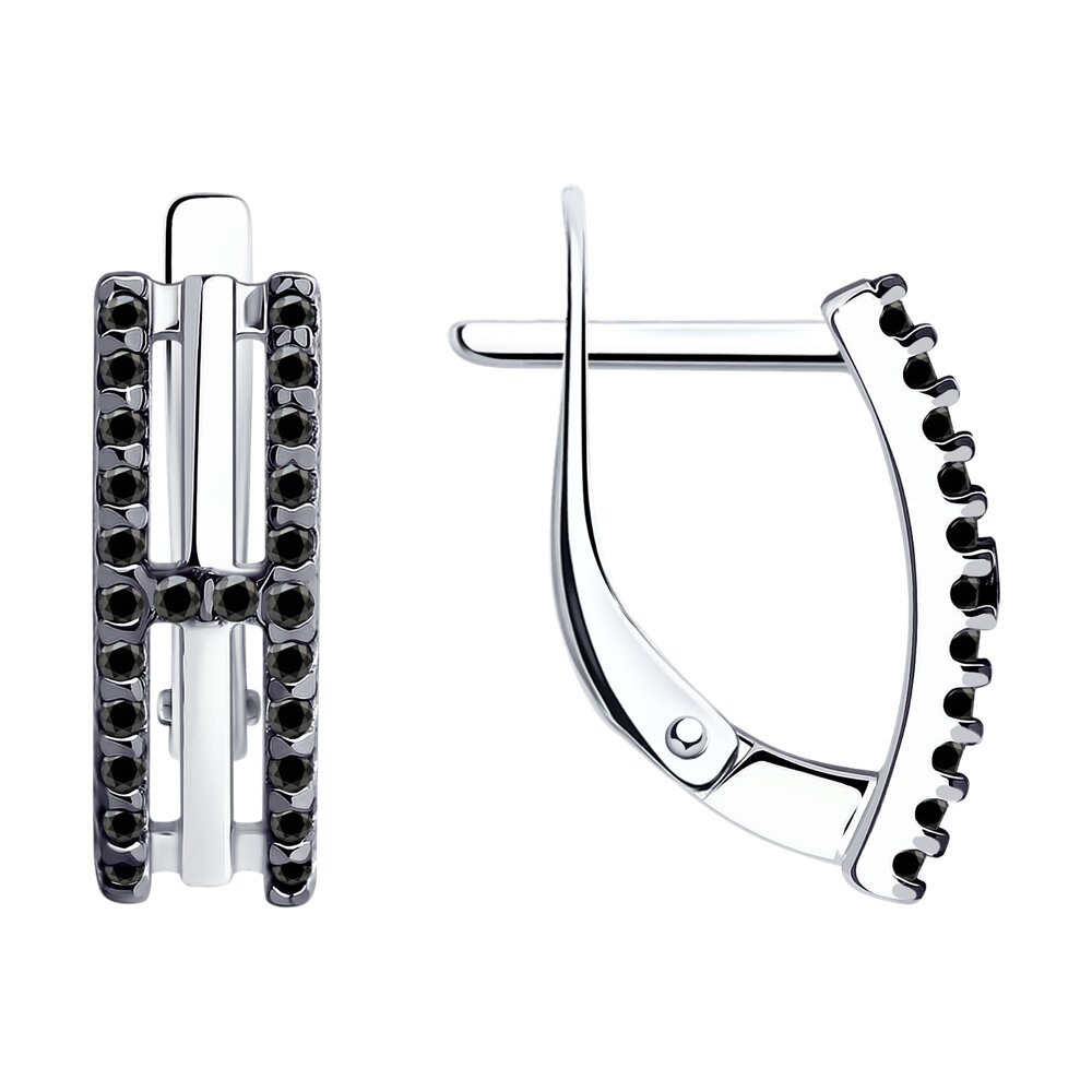 Серьги из серебра SOKOLOV 94-120-01514-1