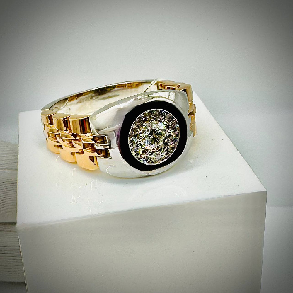 Кольцо мужское с бриллиантом ГАЛЕРЕЯ ЭКСКЛЮЗИВА 4514300