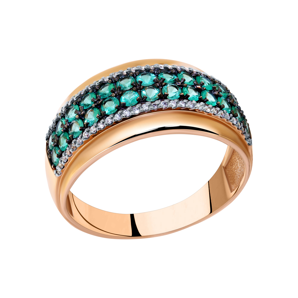 Кольцо с бриллиантом АЛЕКСАНДРА 2011862 №18 18