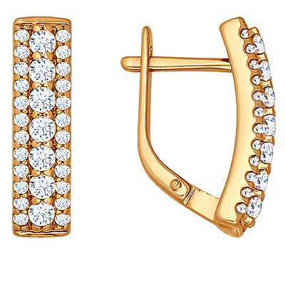 Серьги из серебра SOKOLOV 93020479