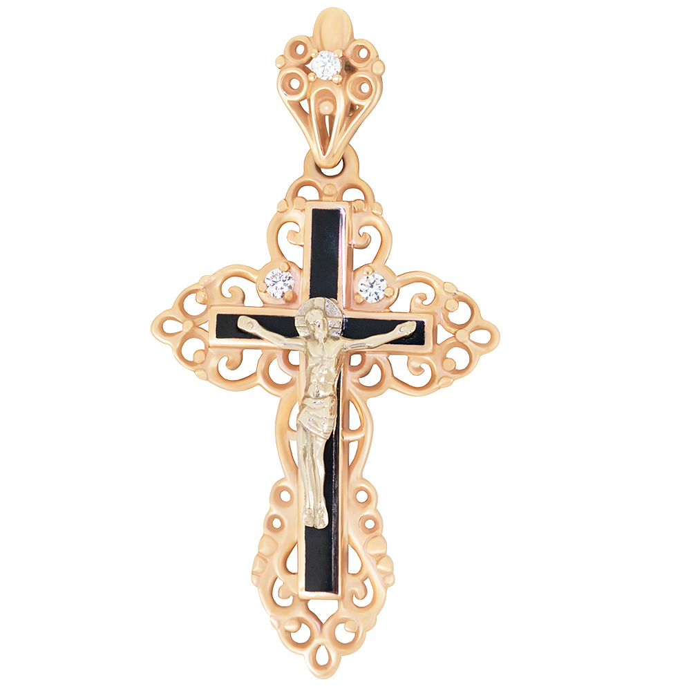 Подвеска крест из золота KARATOV Т15206619