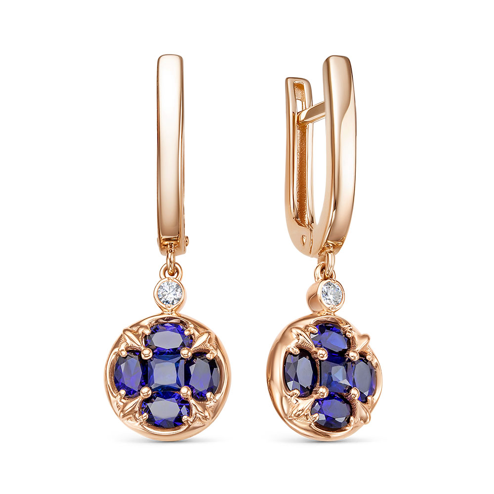 Серьги из золота BERGER 120716 с