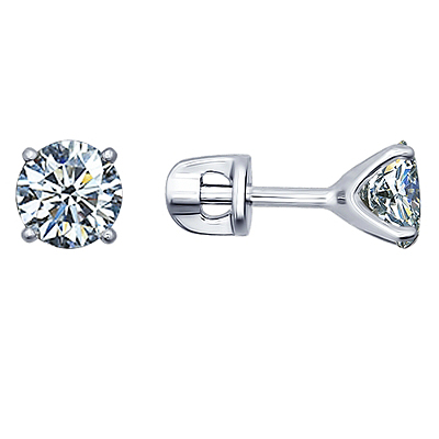 Серьги пуссеты из серебра SOKOLOV 94021746