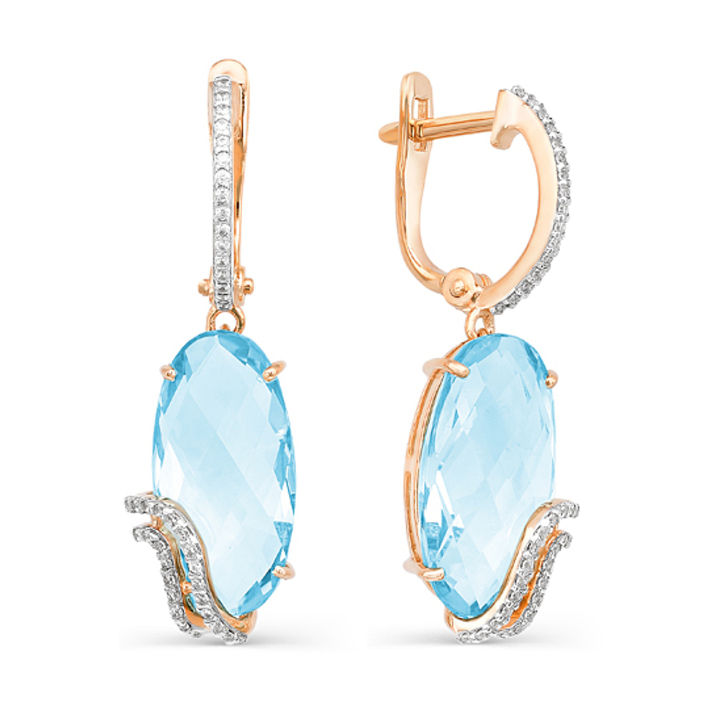 Серьги из золота Master Brilliant 02-1-450-01