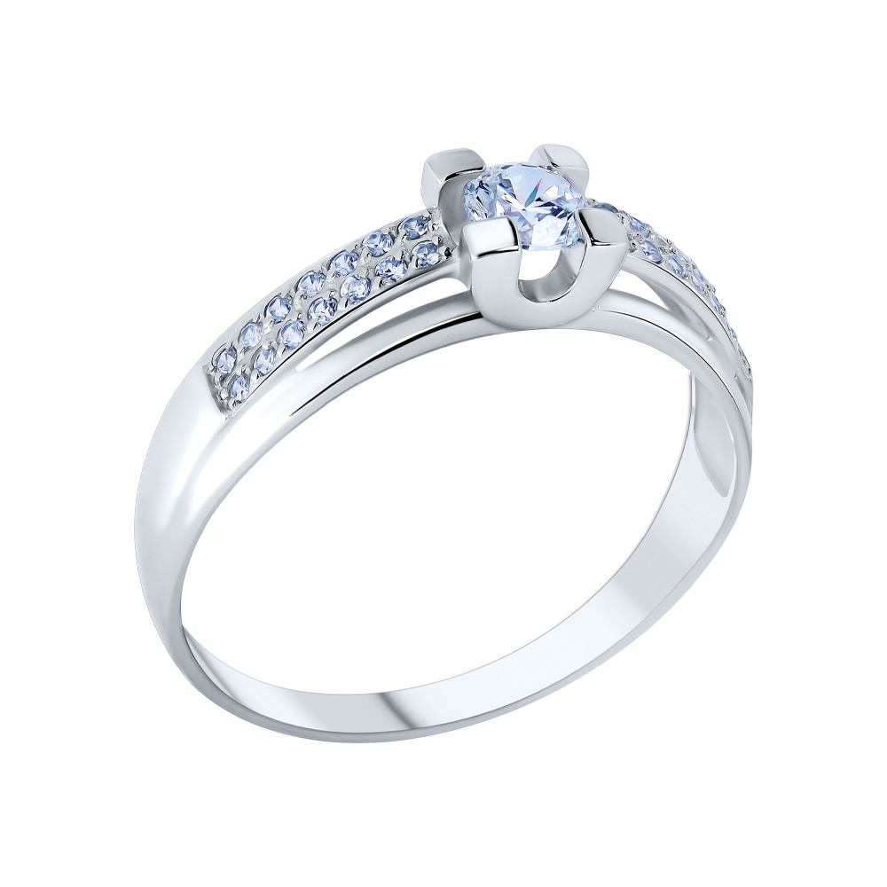 Кольцо помолвочное из золота SOKOLOV 018509-3