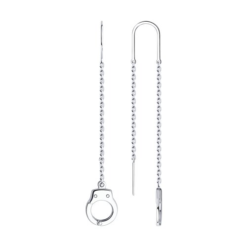 Серьги из серебра SOKOLOV 94024084