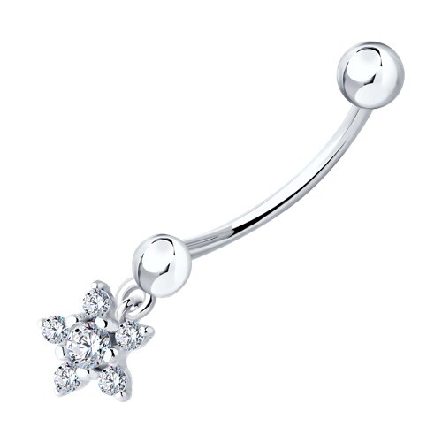 Пирсинг из серебра SOKOLOV 94-160-02014-1