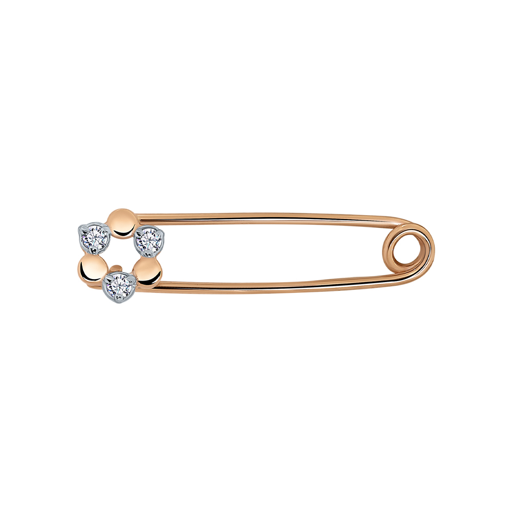 Булавка из золота RUSGOLDART 405707 1 1 1