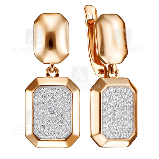 Серьги из золота кл4503а-01