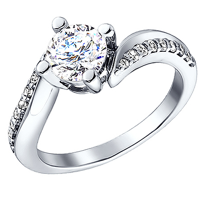 Кольцо из серебра SOKOLOV 94010495