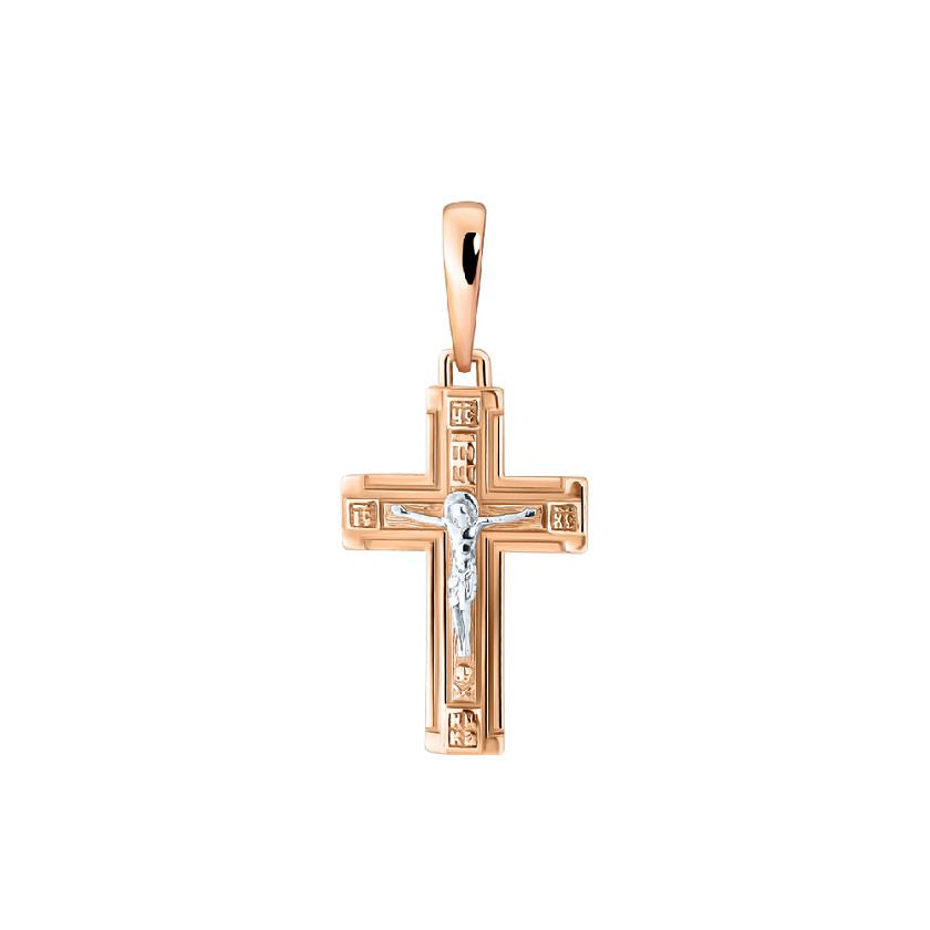 Подвеска крест из золота Алекси 031707-м