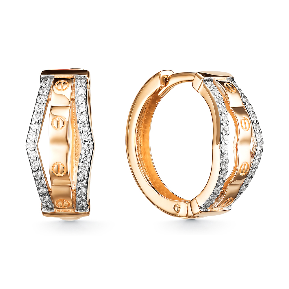 Серьги из золота CORONA С5028