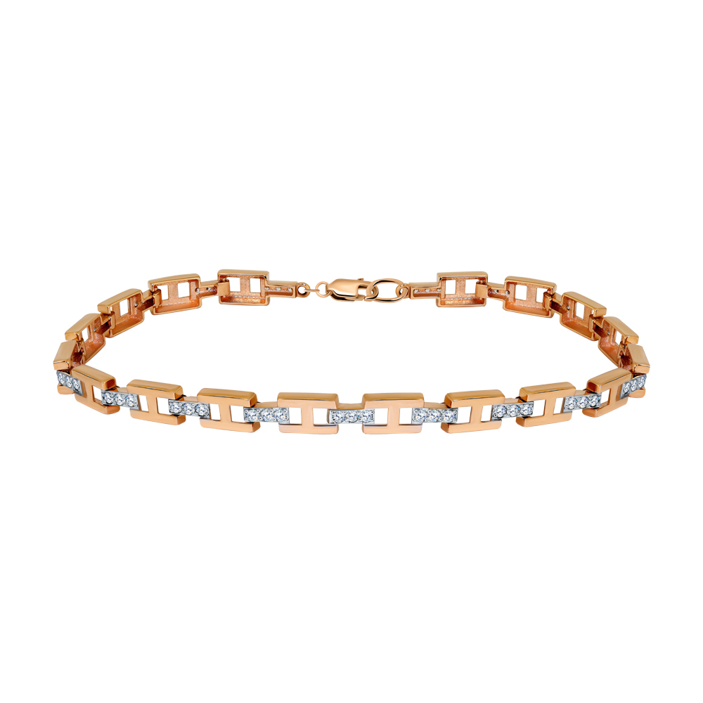 Браслет из золота CORONA бр4931м