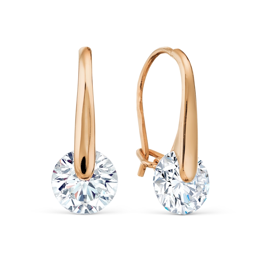 Серьги из золота KARATOV Т10202В002