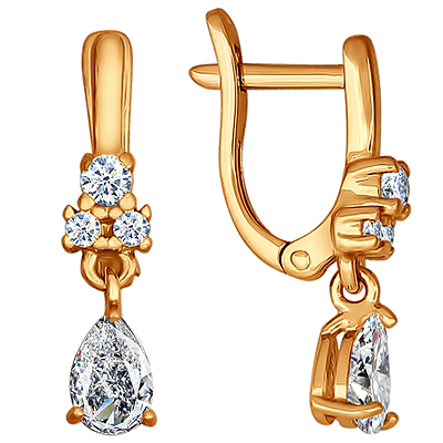 Серьги из серебра SOKOLOV 93020542