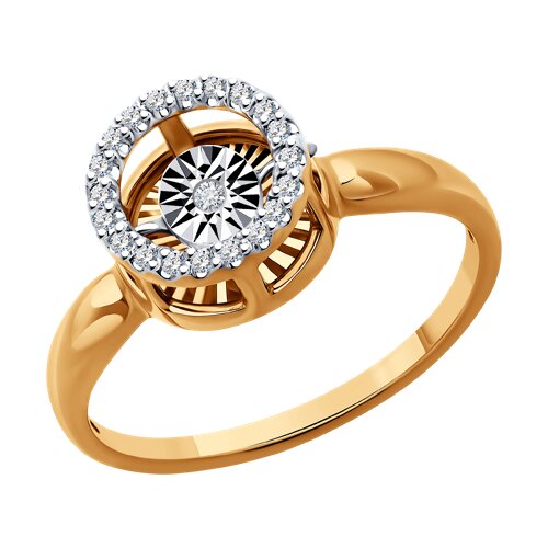 Кольцо с бриллиантом SOKOLOV 51-210-02609-1 №25 12