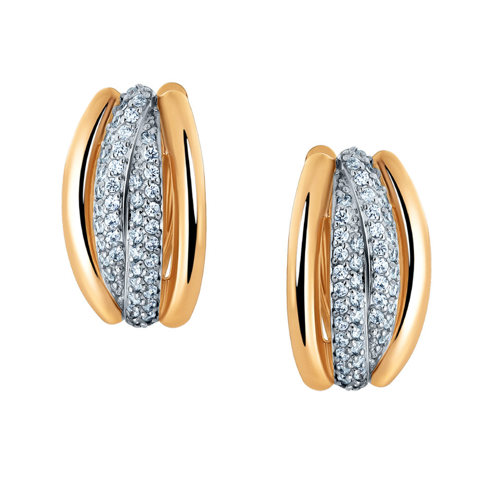 Серьги из золота RUSGOLDART 2552107 1 1 1