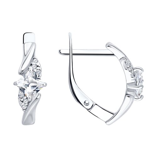 Серьги из серебра SOKOLOV 94027290