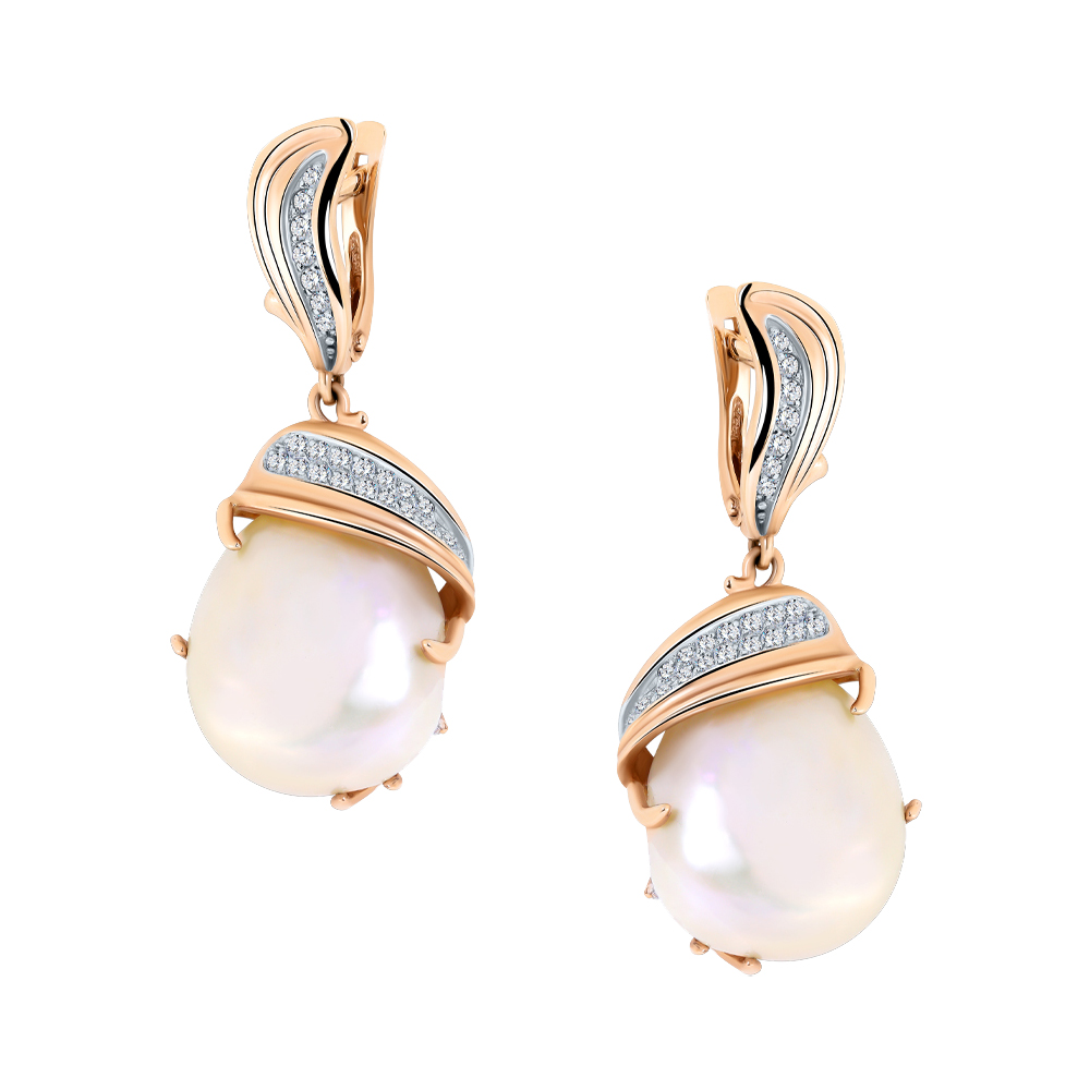 Серьги из золота CORONA с0412