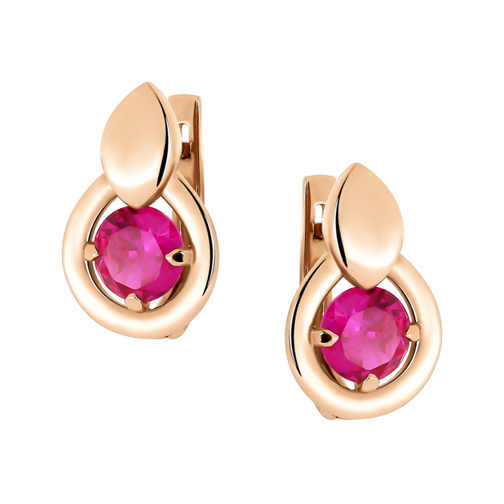 Серьги из золота ELEGANT GOLD 20468-1