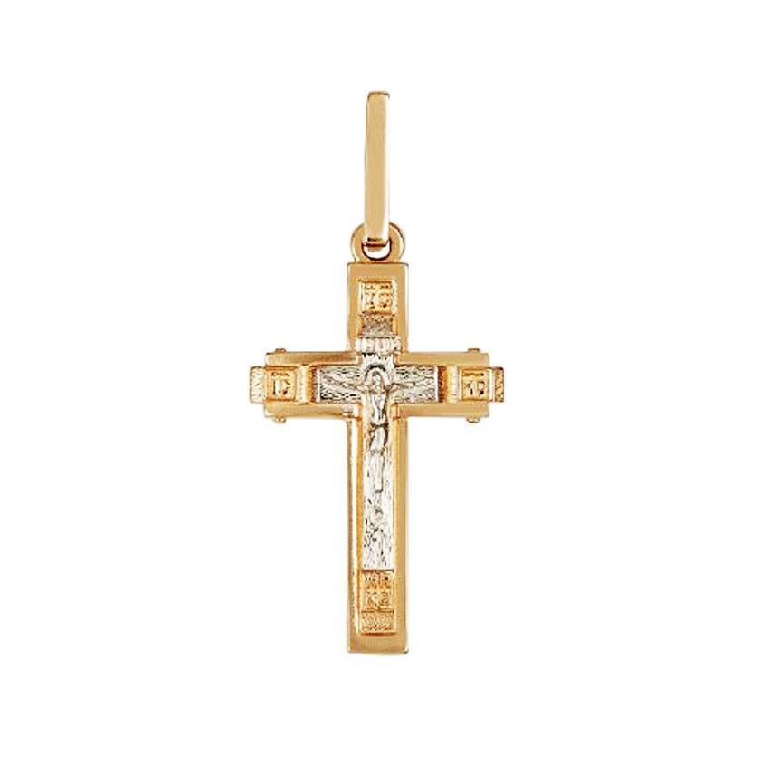 Подвеска крест из золота Аврора 74553