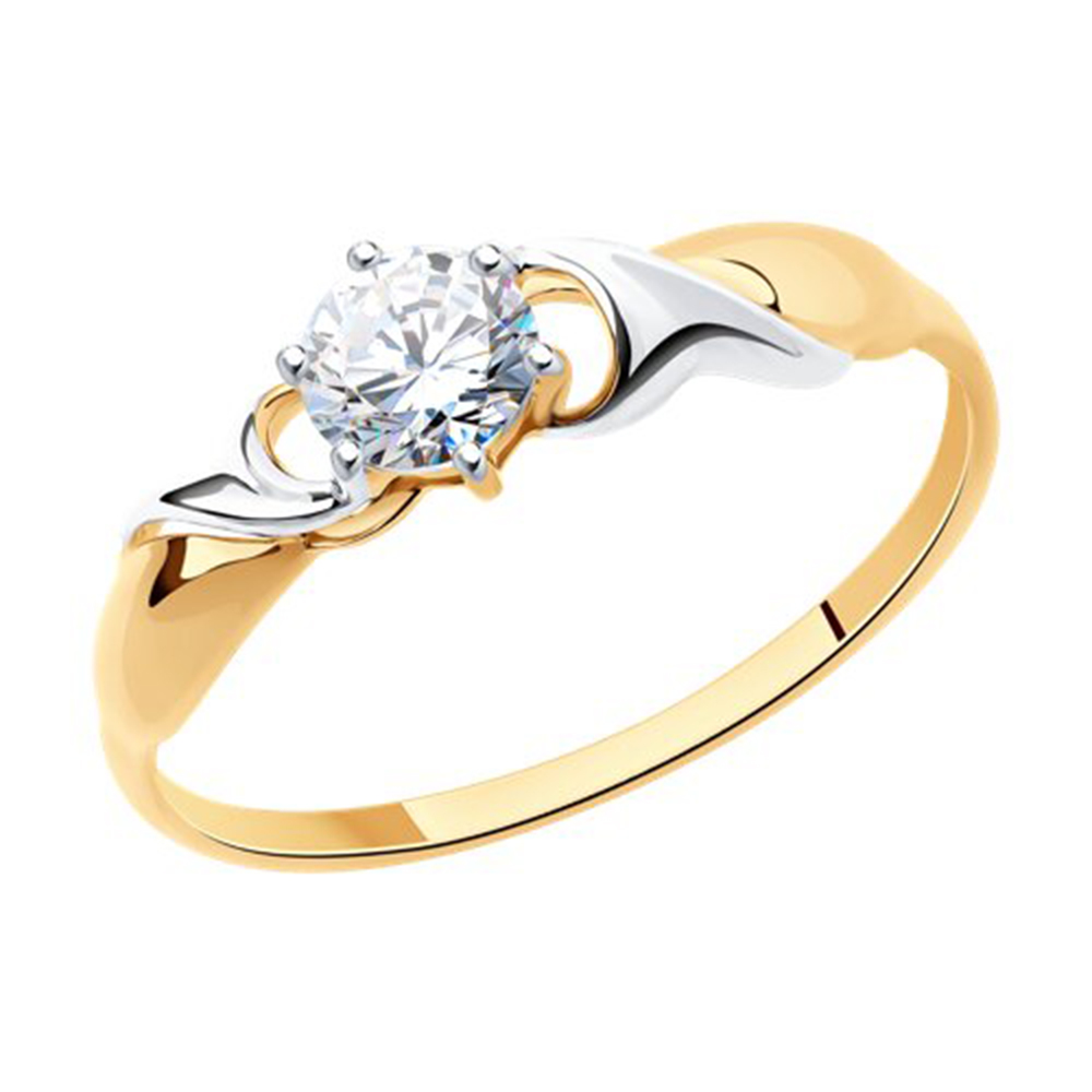 Кольцо помолвочное из золота SOKOLOV 017301