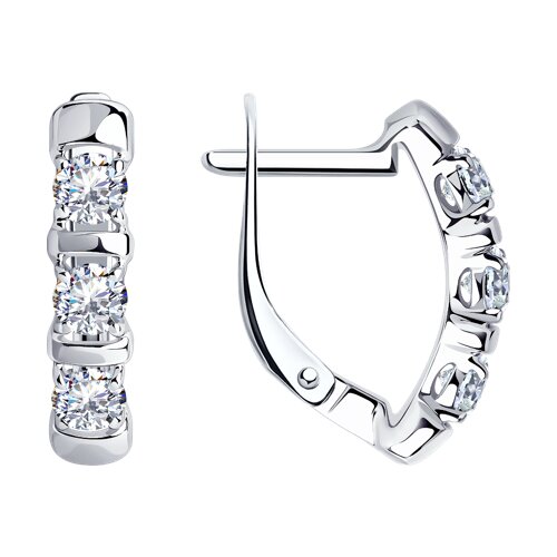 Серьги из серебра SOKOLOV 94-120-01304-1