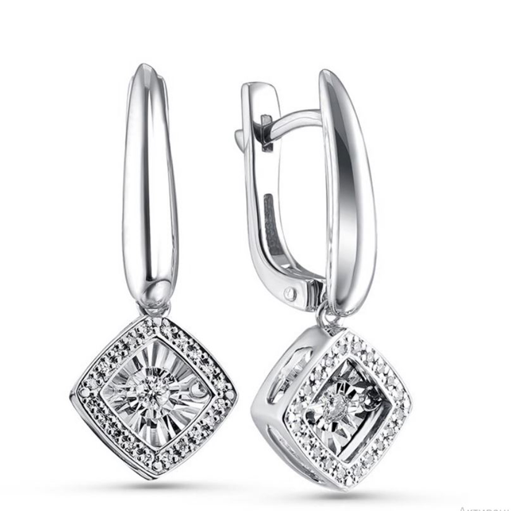 Серьги с бриллиантом grigoriev 02-12-5499-31-00-1