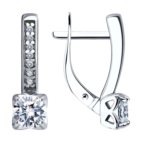 Серьги из серебра SOKOLOV 94-120-01712-1