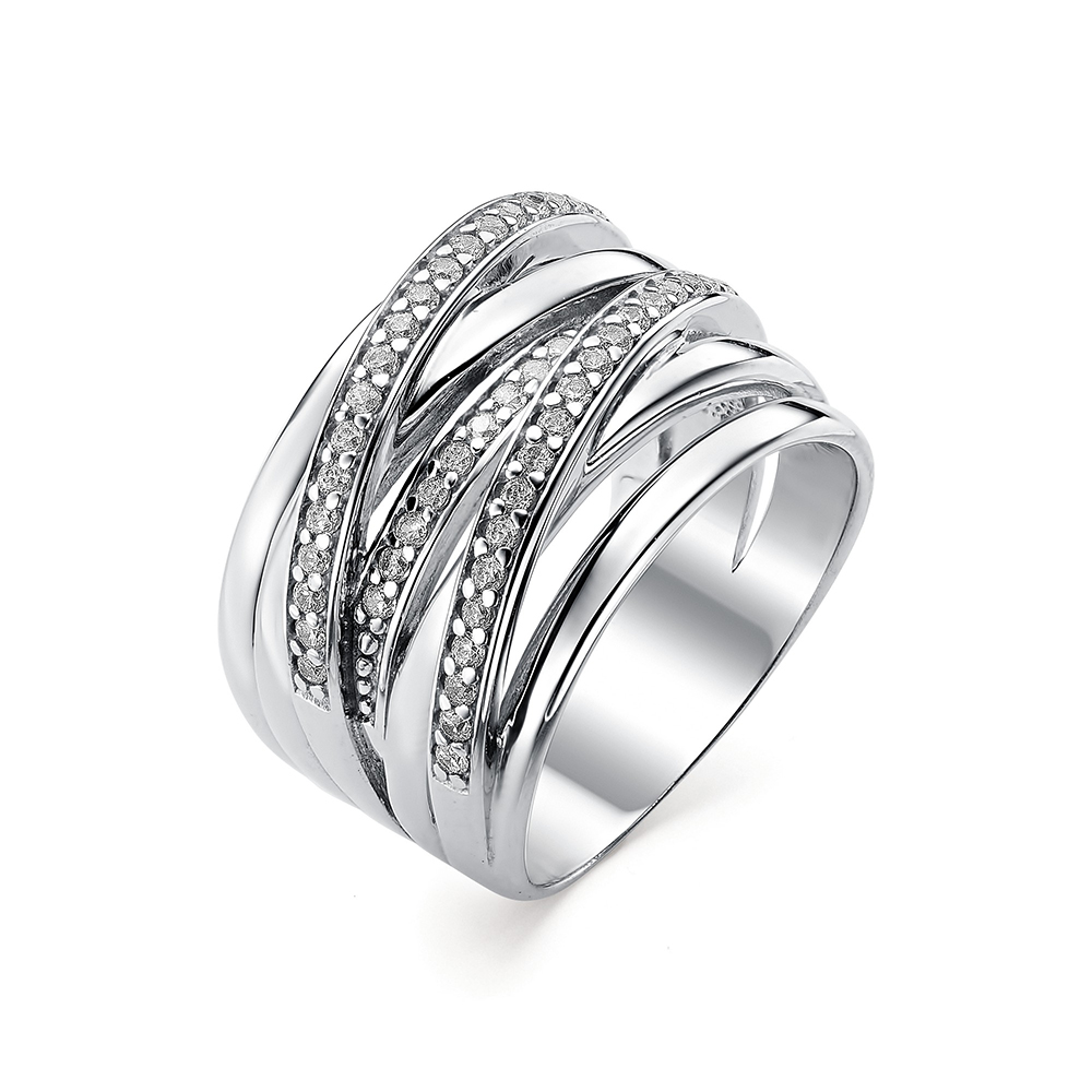Кольцо из серебра АЛЬКОР 01-0668/00КЦ-00