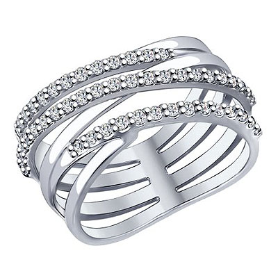 Кольцо из серебра SOKOLOV 94012050