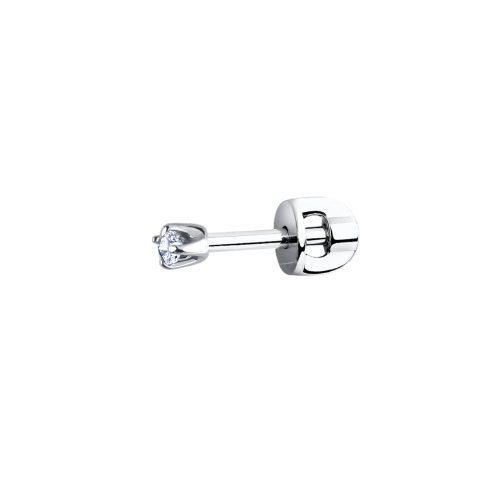Серьга из серебра SOKOLOV 94170002