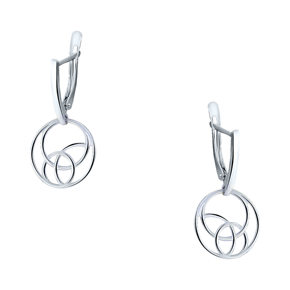 Серьги из золота Атолл б22098