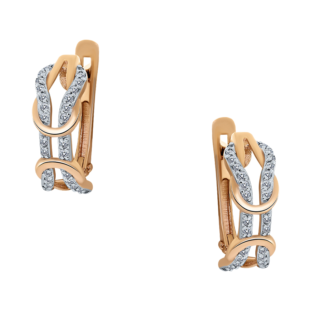 Серьги из золота CORONA С4844