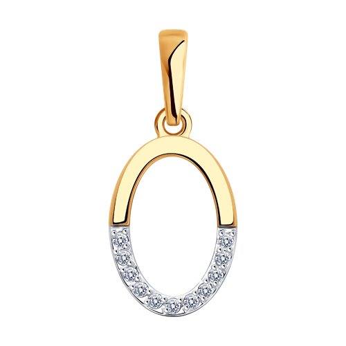 Подвеска буквы из золота SOKOLOV 51-130-01953-1