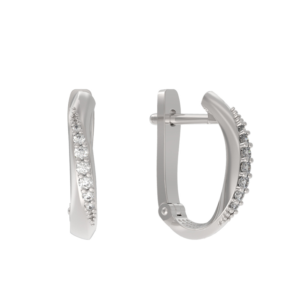 Серьги из серебра АРИНА 1040692-01110