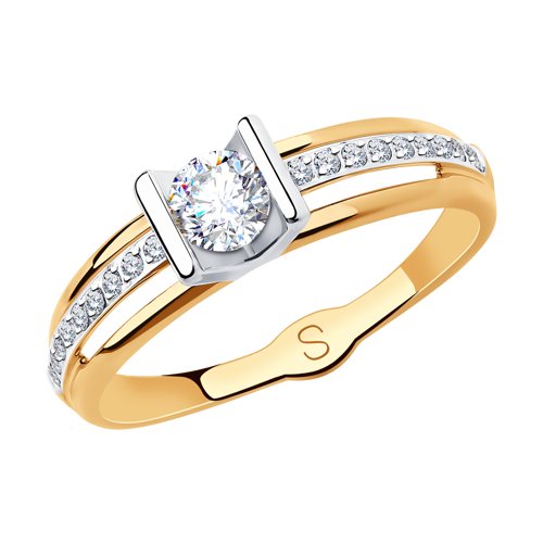 Кольцо помолвочное из золота SOKOLOV 018250