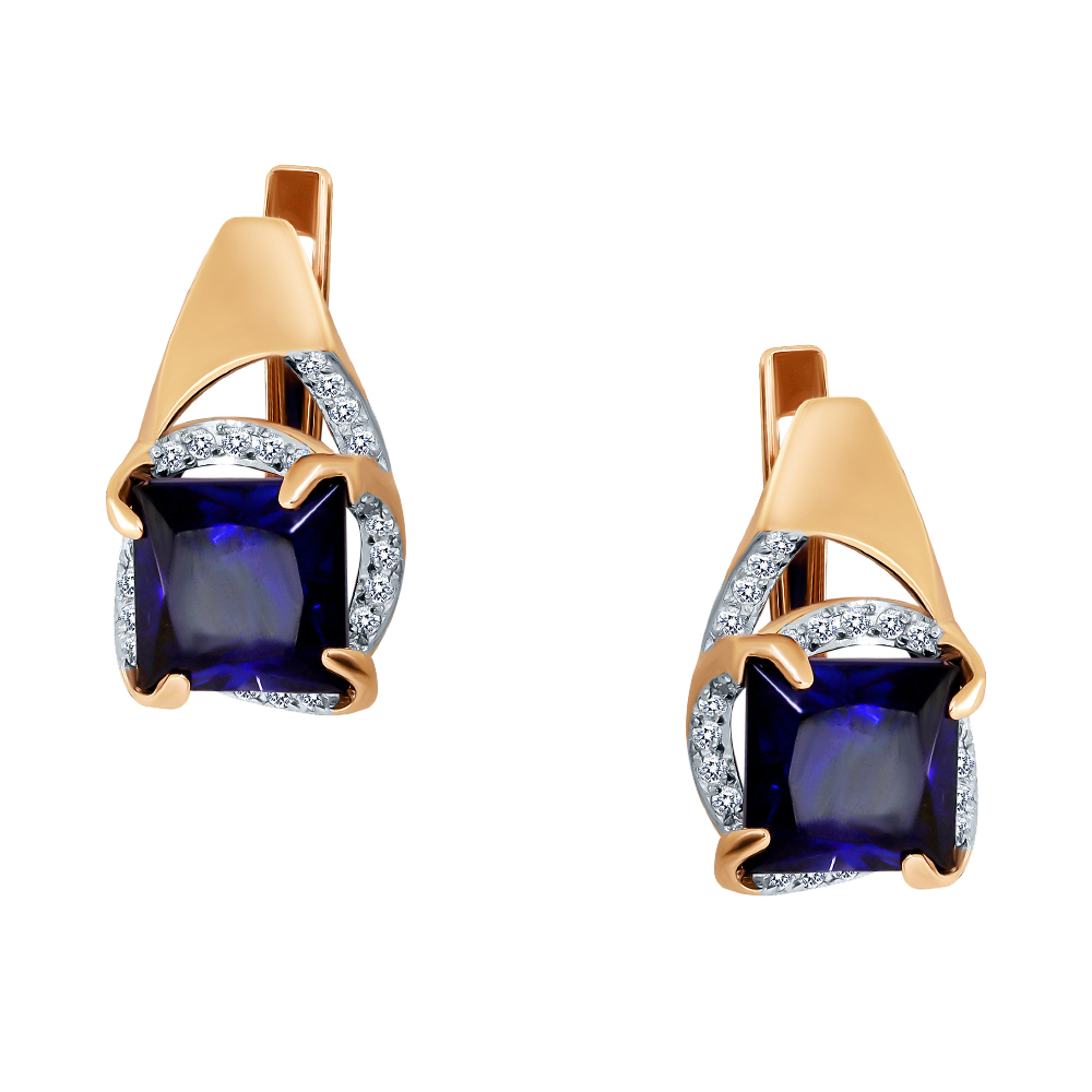 Серьги из золота MAGIC STONES 02-3-369-1501-011