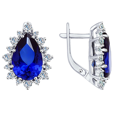 Серьги из серебра SOKOLOV 88020018