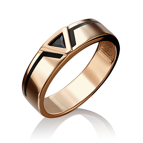 Кольцо мужское из золота Платина 01-4653-00-402-1110-25