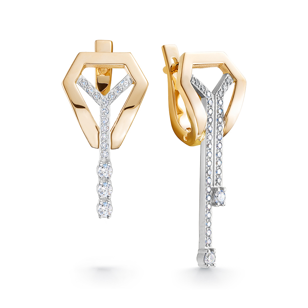 Серьги с бриллиантом Brilliant Style 4142-210