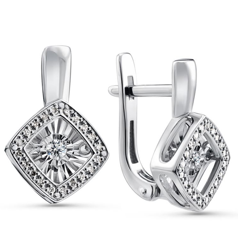 Серьги с бриллиантом grigoriev 02-12-5499-31-00