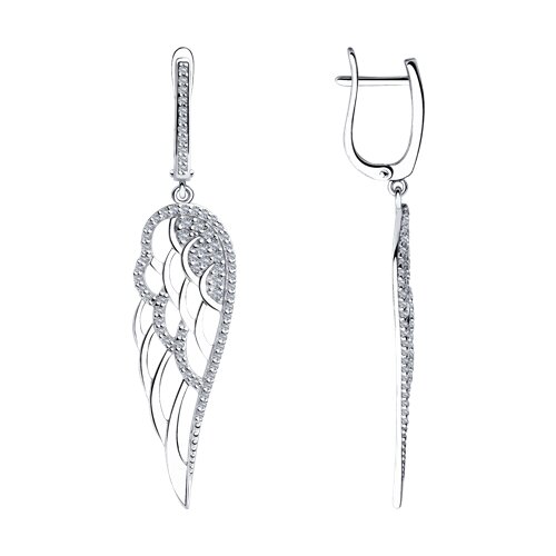 Серьги из серебра SOKOLOV 94023493