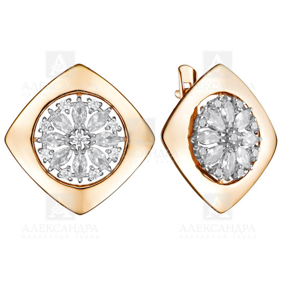 Серьги из золота кл4481а-01