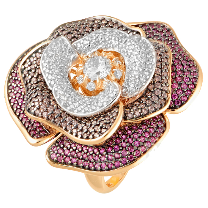 Кольцо с бриллиантом АЛЕКСАНДРА КЛ-1911