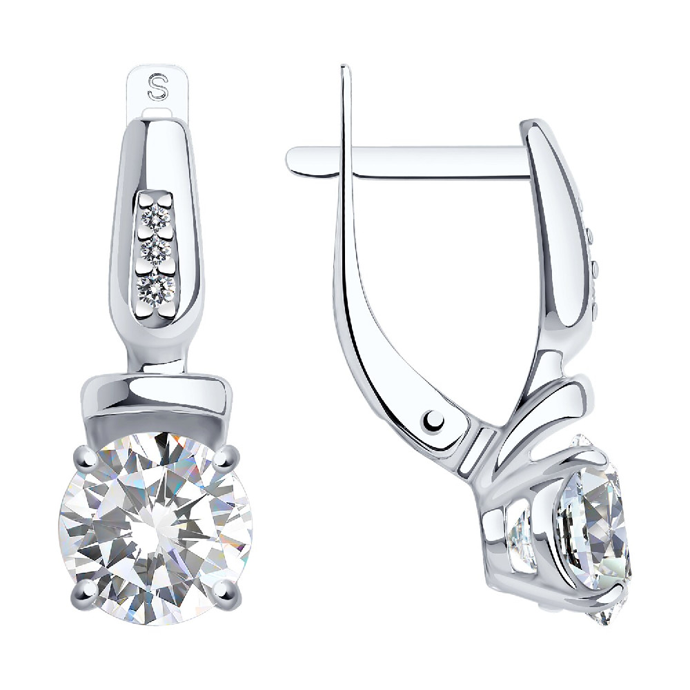 Серьги из серебра SOKOLOV 94022946